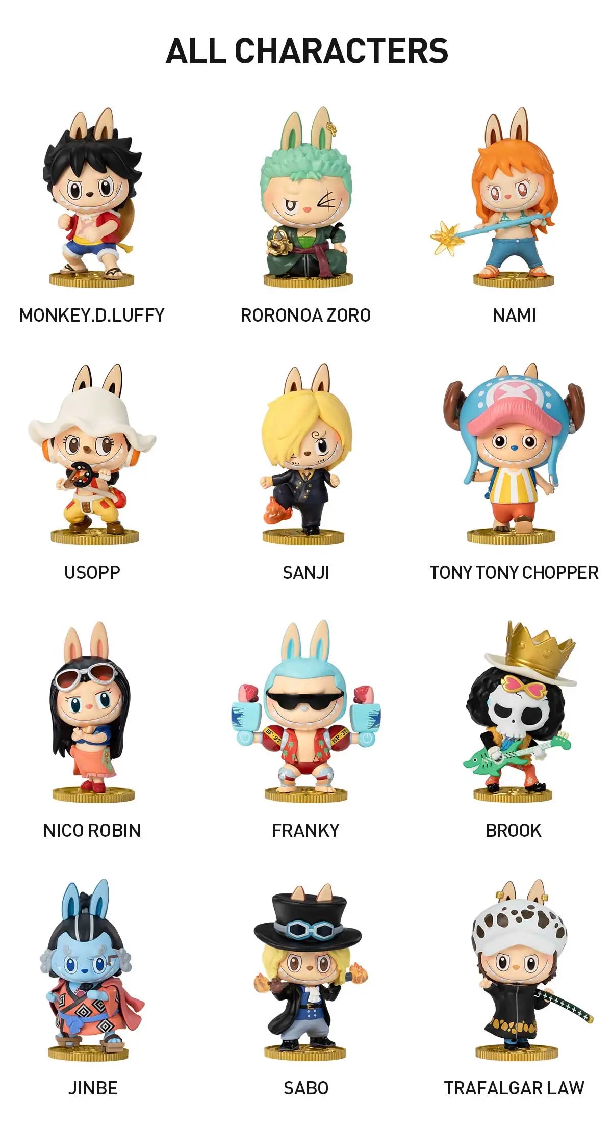 THE MONSTERS x One Piece Series Figures