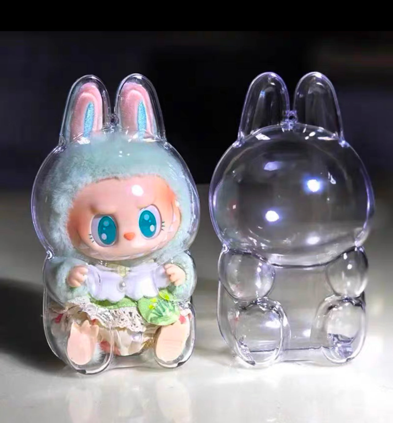 Labubu Protective Clear Hard Case