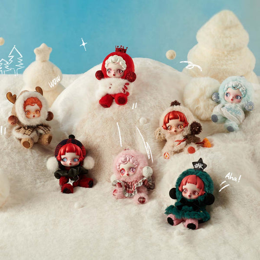 SKULLPANDA Winter Symphony Plush Pendant