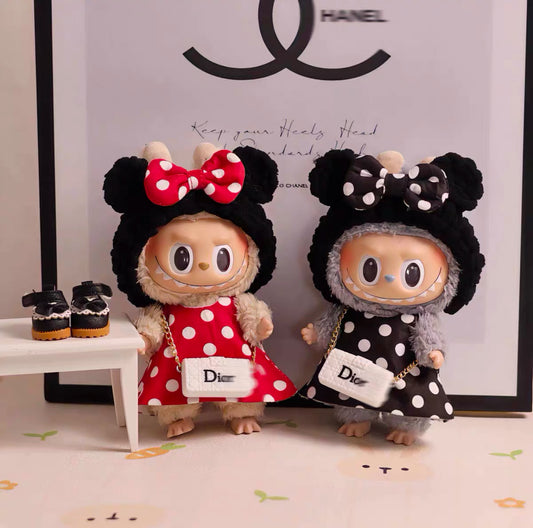 Labubu Dior x Minnie Mouse Outfit (No Doll)