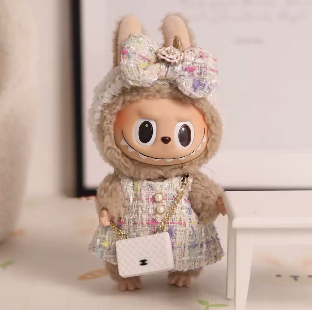 Labubu CC Tweed Outfit (No Doll)