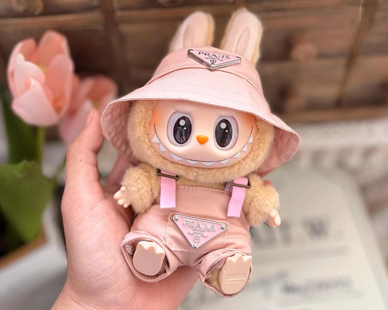 Labubu outfit Prada overalls (No Doll)