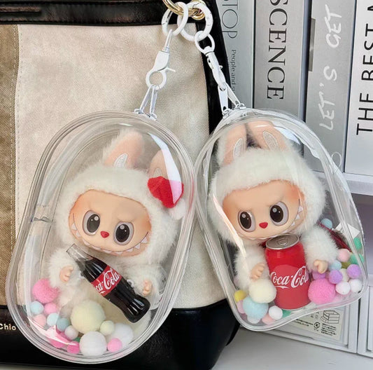 Labubu Zip Clear Case