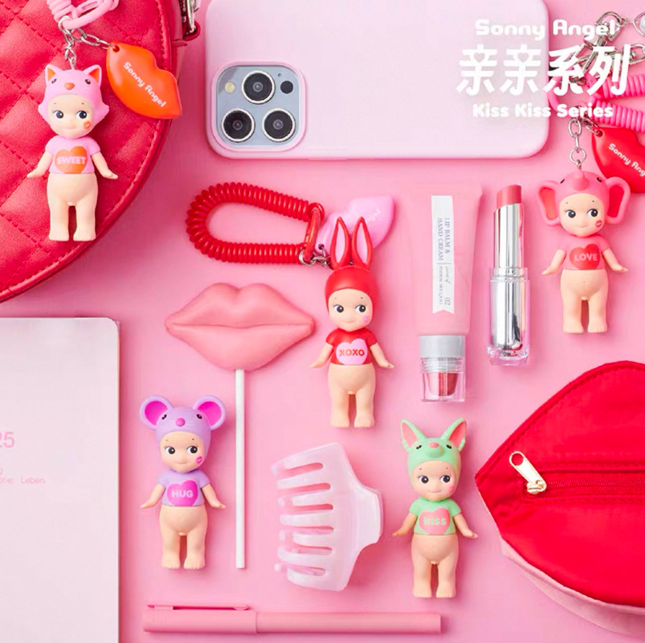Sonny Angel Mini Figure Charm Kiss Kiss Series