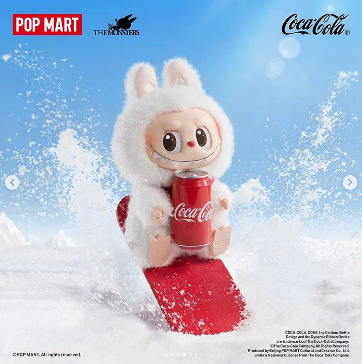 The Monsters - Coca-Cola Series Vinyl Face Blind Box